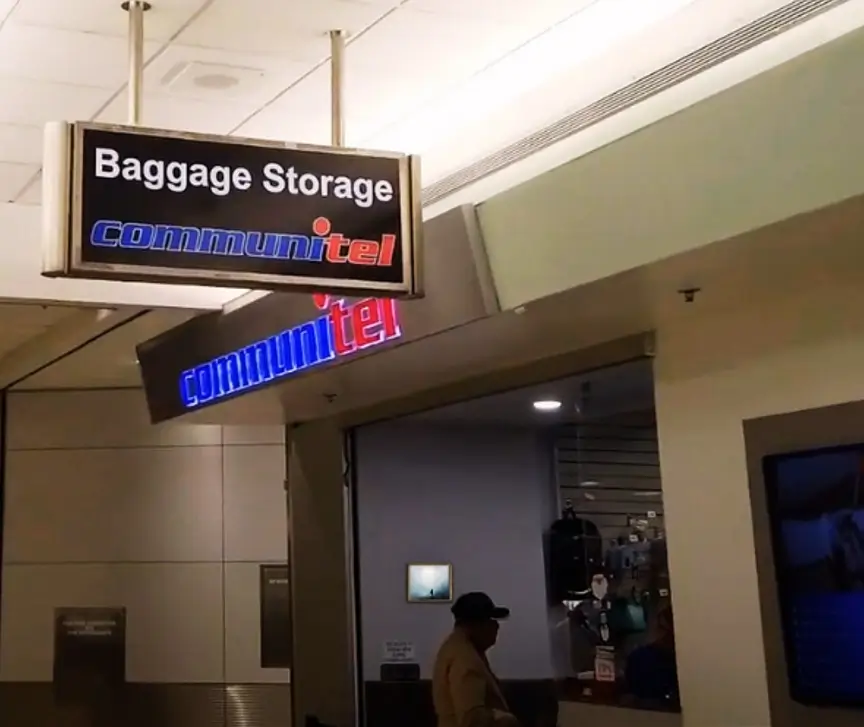 depósito de bagagem mia